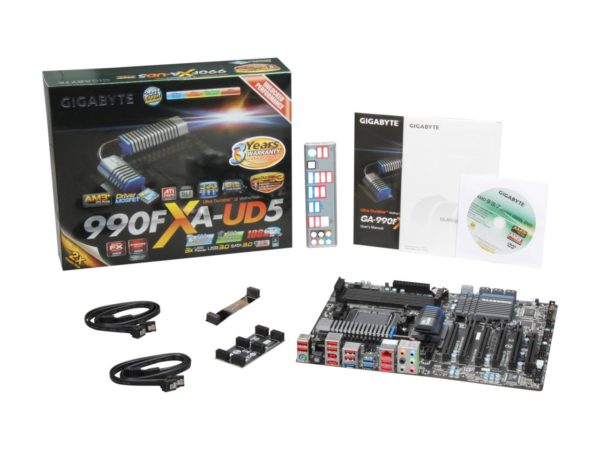 Gigabyte Ga-990fxa-ud5 Am3+ Amd Motherboard