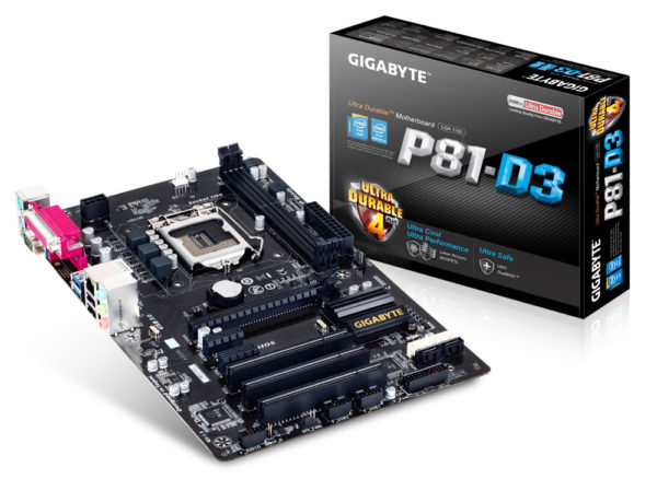 Gigabyte Ga-p81-d3  Lga 1150 Motherboard