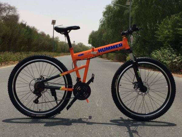 Hummer Mountain Bike Size 26 Folding – Orange