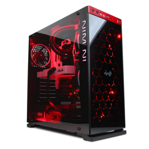 In Win Tempered Glass Window Gaming Pc Red Edition