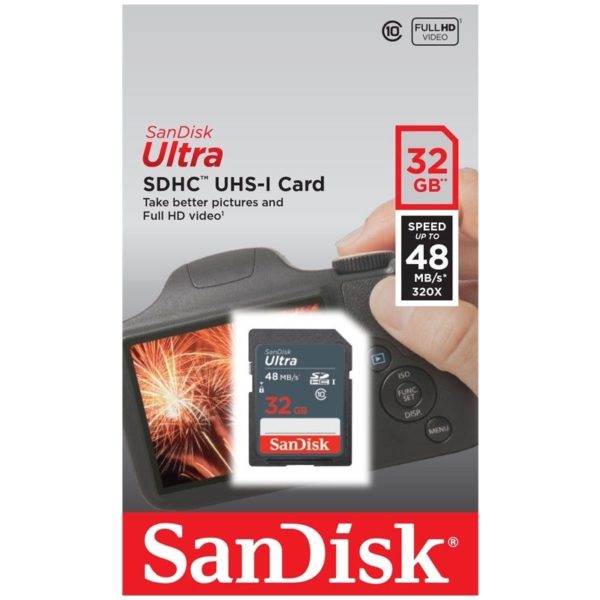 Sandisk Ultra Uhs-i Sdxc Memory Card (class 10) – 32gb