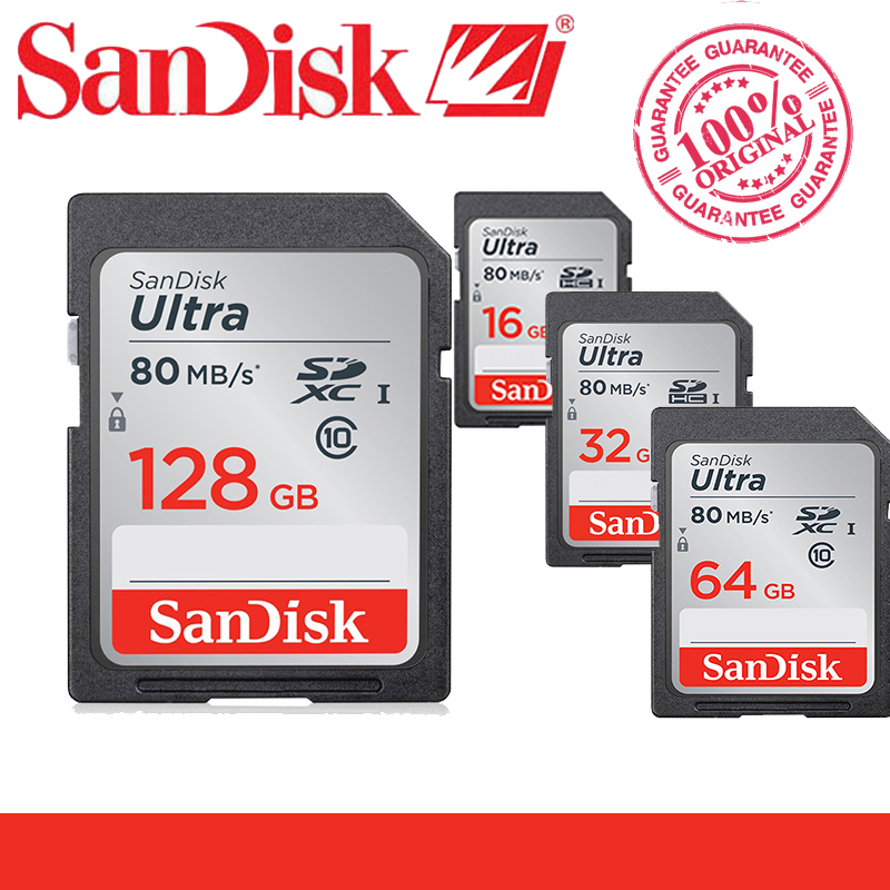 Carte Mémoire Sandisk Ultra Micro SD 32 Go - Classe 10 - 80 MB/s