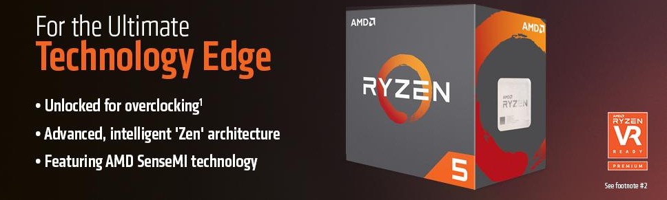 Amd Ryzen 5 1600 65w Am4 Processor With Wraith Stealth Cooler (yd1600bbafbox)