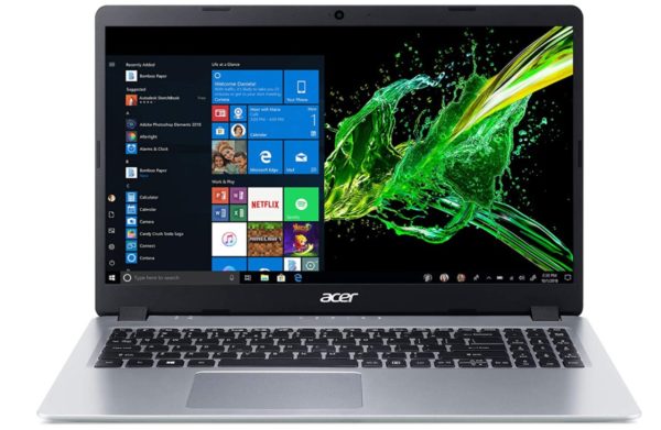 Acer Aspire 5 Slim Laptop, 15.6 Inches Full Hd Ips Display, Amd Ryzen 3 3200u, Vega 3 Graphics, 4gb Ddr4, 128gb Ssd, Backlit Keyboard, Windows 10 In S Mode, A515-43-r19l, Silver