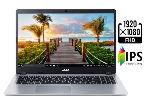 Acer Aspire 5 Slim Laptop, 15.6 Inches Full Hd Ips Display, Amd Ryzen 3 3200u, Vega 3 Graphics, 4gb Ddr4, 128gb Ssd, Backlit Keyboard, Windows 10 In S Mode, A515-43-r19l, Silver